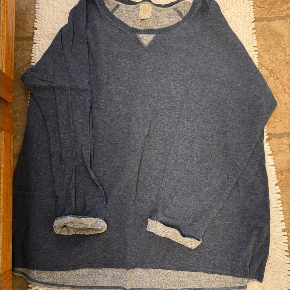 Alfani Gray Textured Sweater pj xxxl